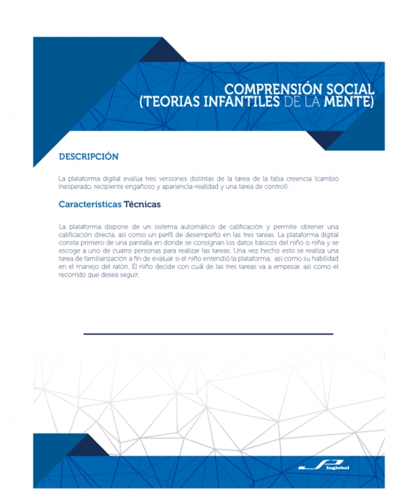 COMPRENSION SOCIAL (TEORIAS INFANTILES DE LA MENTE)