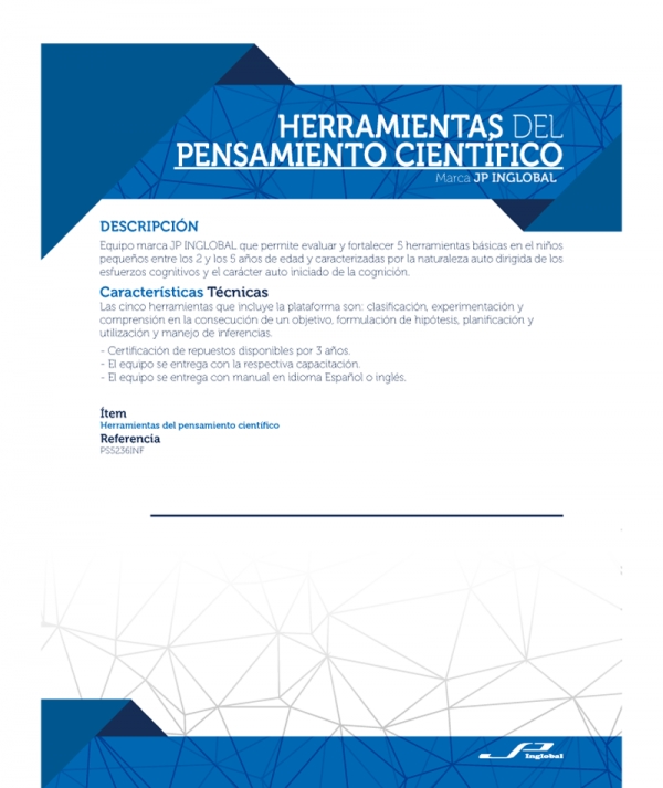 HERRAMIENTAS DEL PENSAMIENTO CIENTIFICO